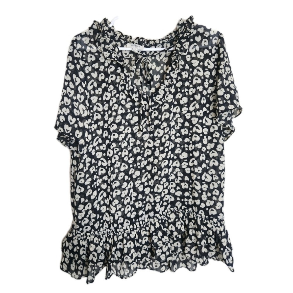 Umgee V-neck Tunic Top Size Medium